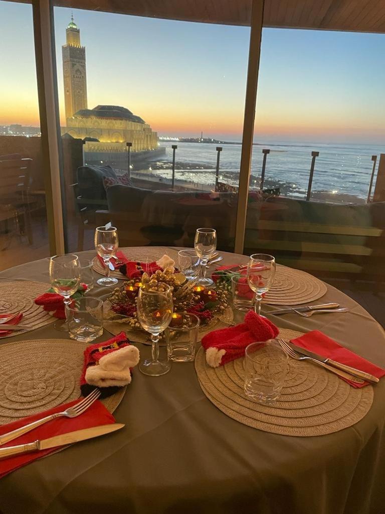 Ferienwohnung Marina Casa Del Mar - Amazing Sea & Mosque Views Casablanca Exterior foto