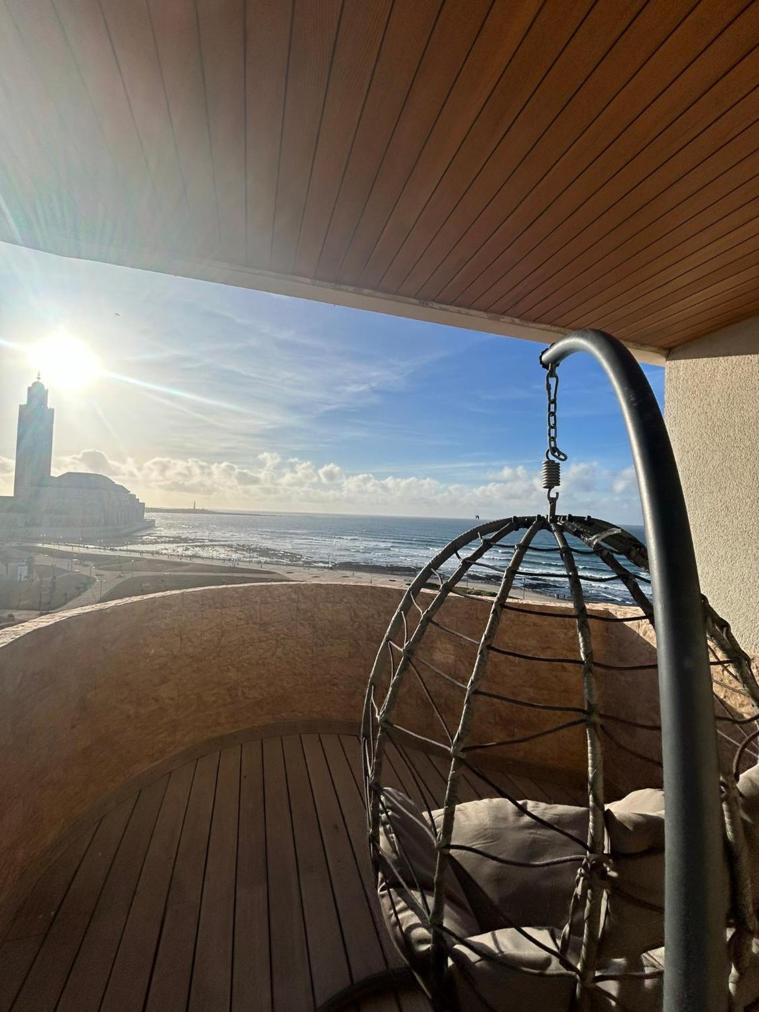Ferienwohnung Marina Casa Del Mar - Amazing Sea & Mosque Views Casablanca Exterior foto