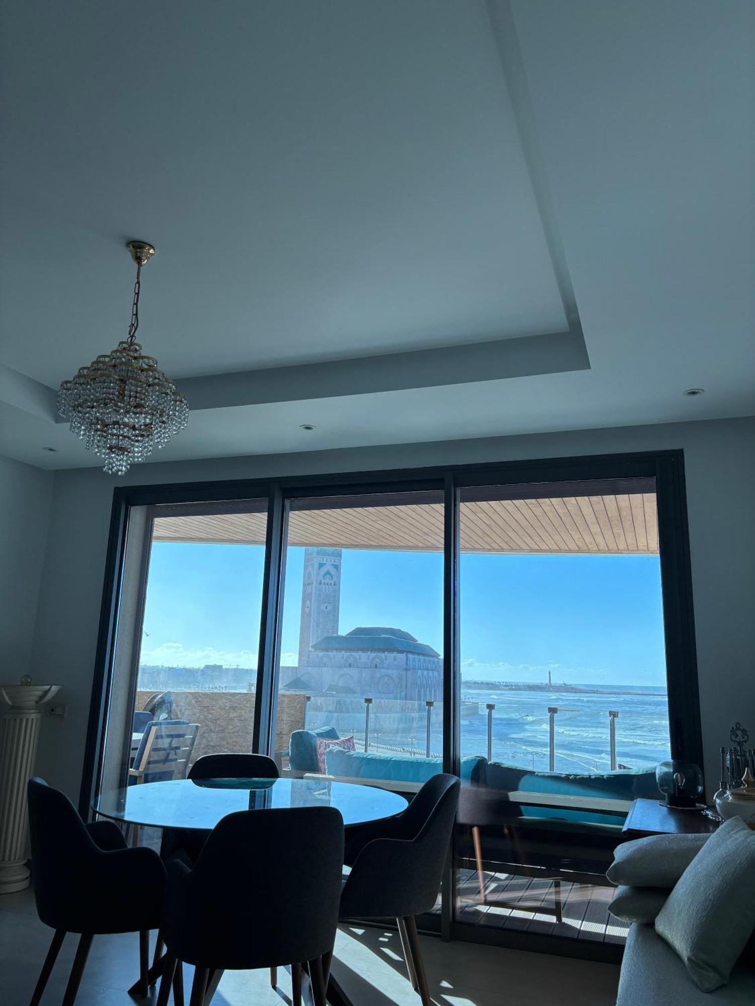 Ferienwohnung Marina Casa Del Mar - Amazing Sea & Mosque Views Casablanca Exterior foto